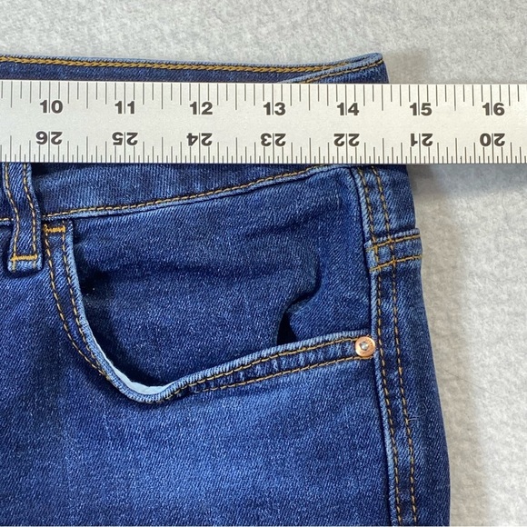 Zara Jeans Women's Sz 6 Blue Skinny Leg Low Rise Stretch Classic Casual Denim - Picture 11 of 13